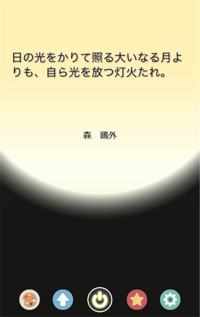 森鴎外の名言「日の光をかりて照る大いなる月よりも 自ら光を放つ灯火たれ 」