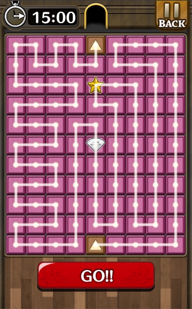 【怪盗パズル】　ゲーム画面