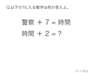 【天才求む！】　【天才です】問題15の攻略