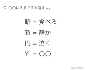 【天才求む！】　【天才です】問題42の攻略