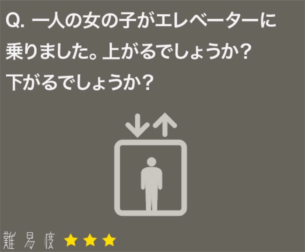 大人のなぞなぞ　問題14の答え