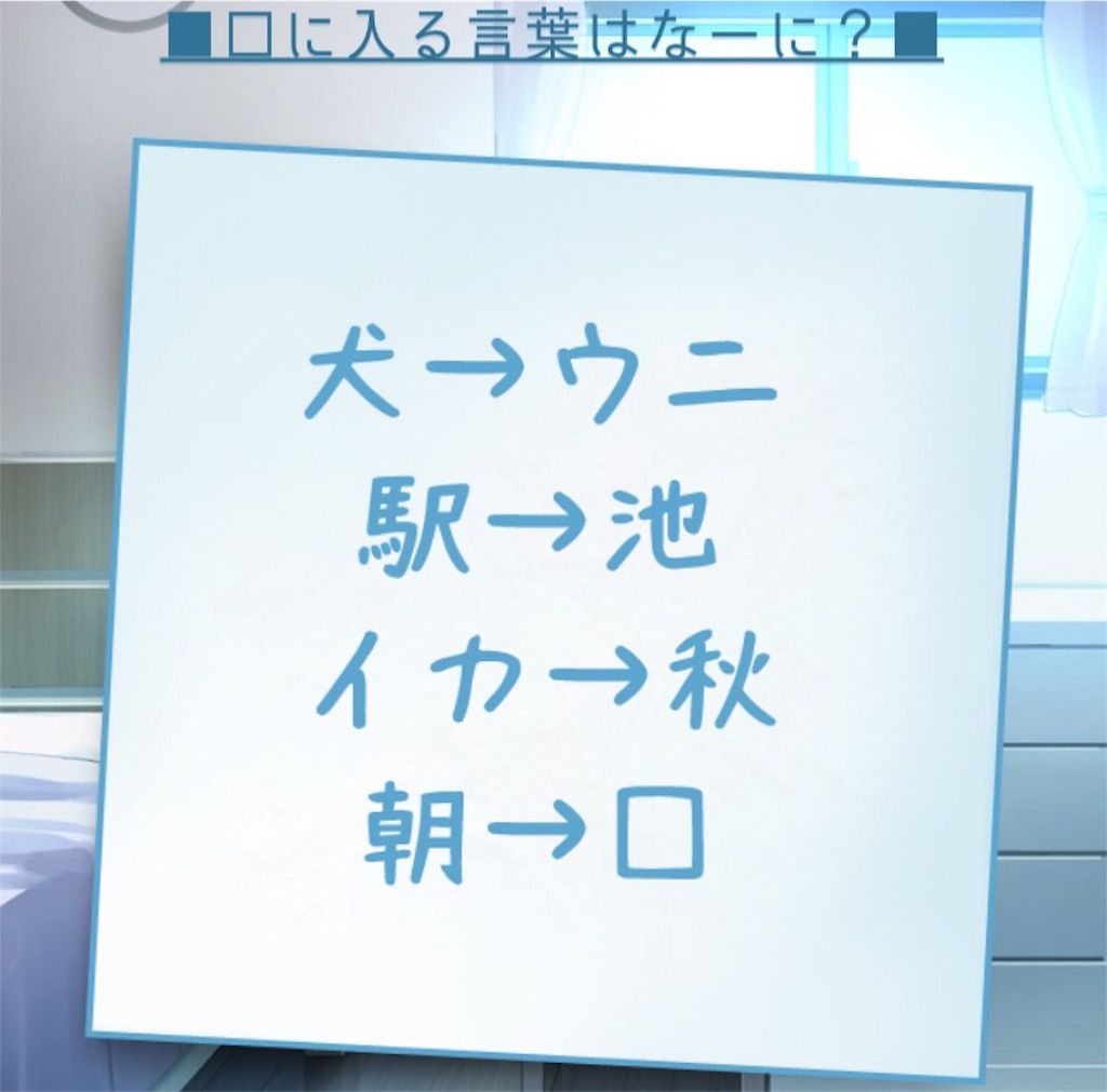 【僕の妹が死んだ。】 問題77の攻略