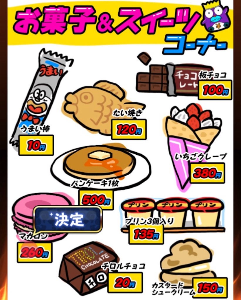 【原価クイズ】　ステージ1「お菓子の原価」の攻略