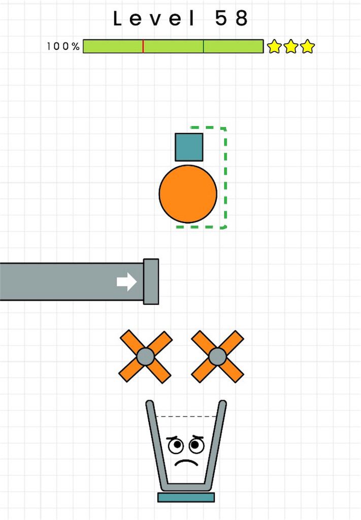 【HAPPY GLASS】level.58の攻略