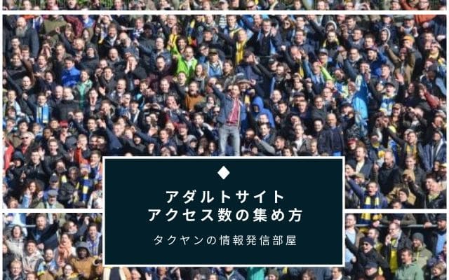 アダルトサイトにおけるアクセス数の集め方は？