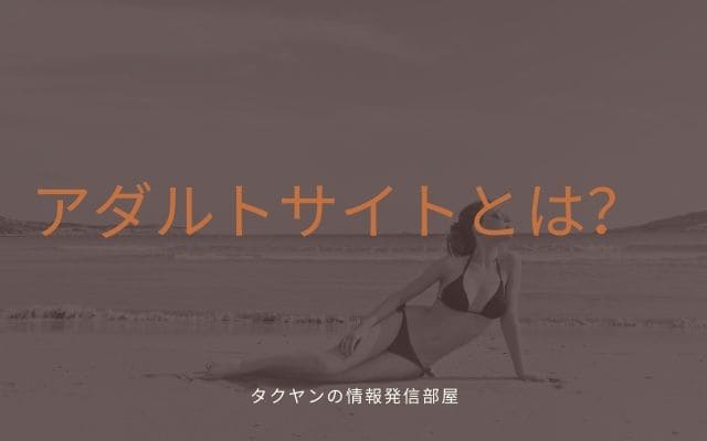 アダルトサイトとは？