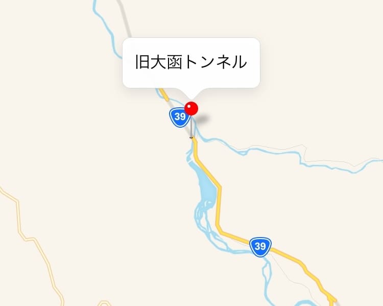 「旧大函トンネル」の場所