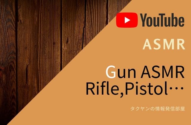 10: Gun ASMR: Rifle,Pistol…