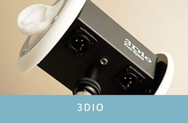 米3Dioのバイノーラル録音用マイク ASMRマイク Free Space XLR特注仕様 ファントム電源供給対応 並行輸入新品